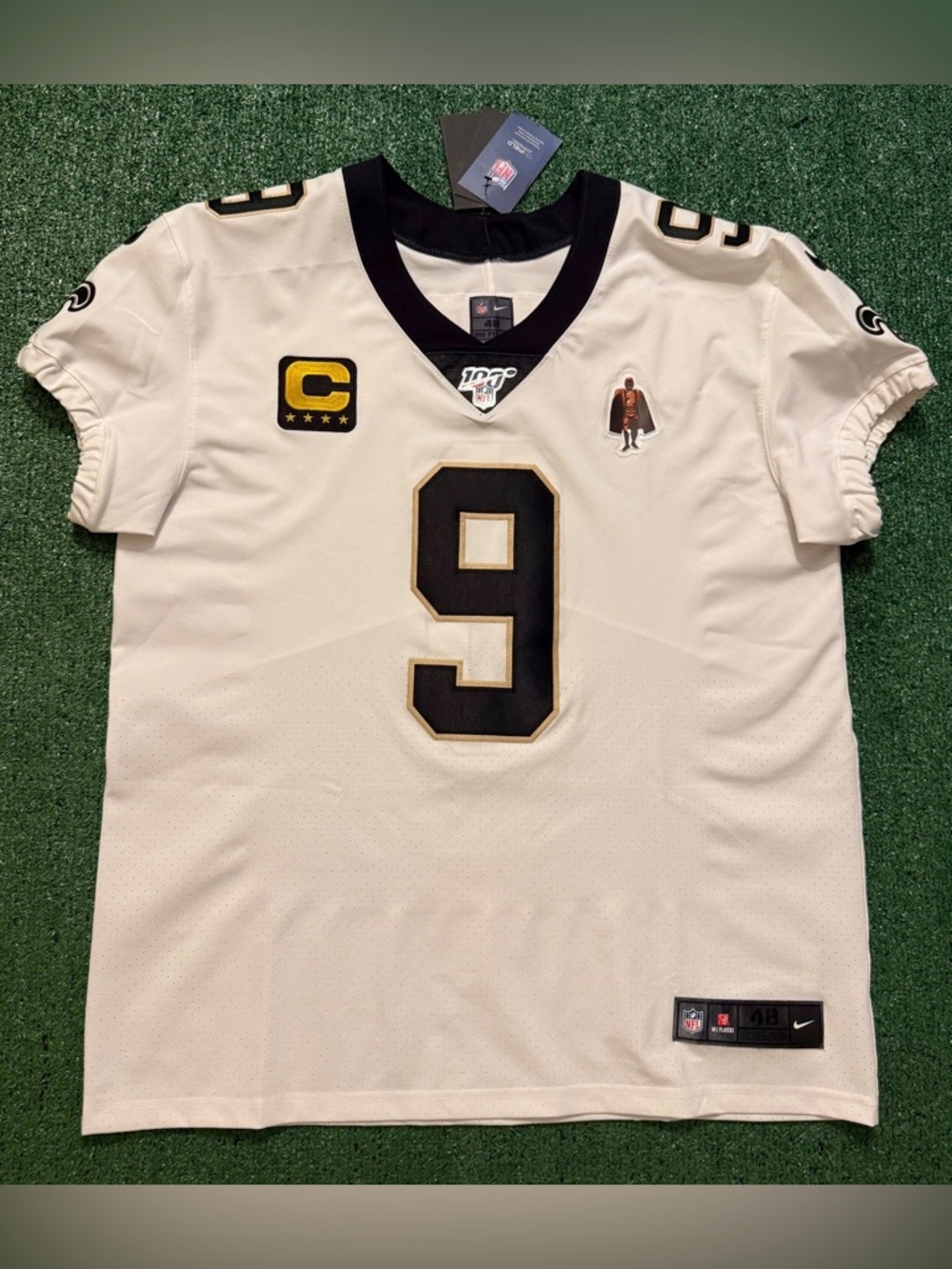 Authentic Drew Brees New Orleans Saints White Nike Vapor Elite Jersey Size 48/XL